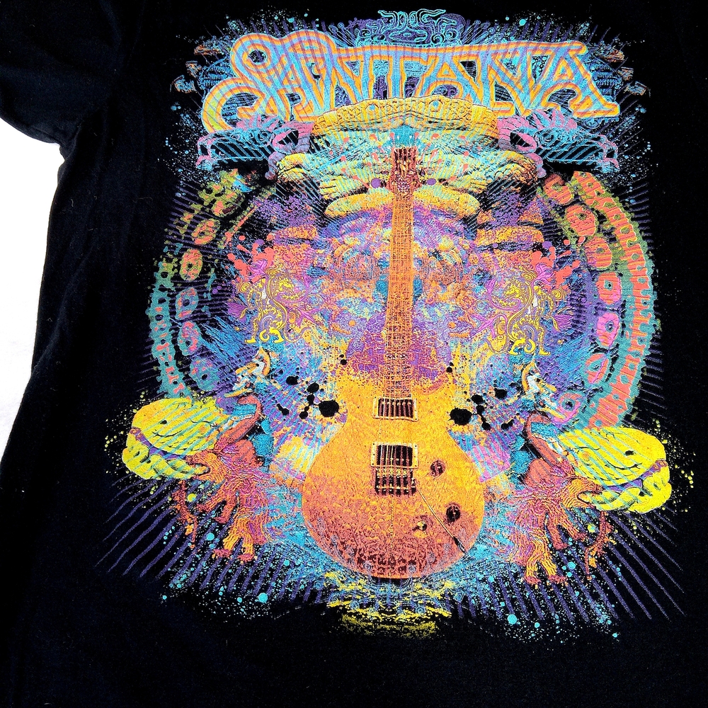 Santana "Spiritual Soul" T-Shirt Collective Consciousness Awakening Sz M Trippy - Picture 11 of 12
